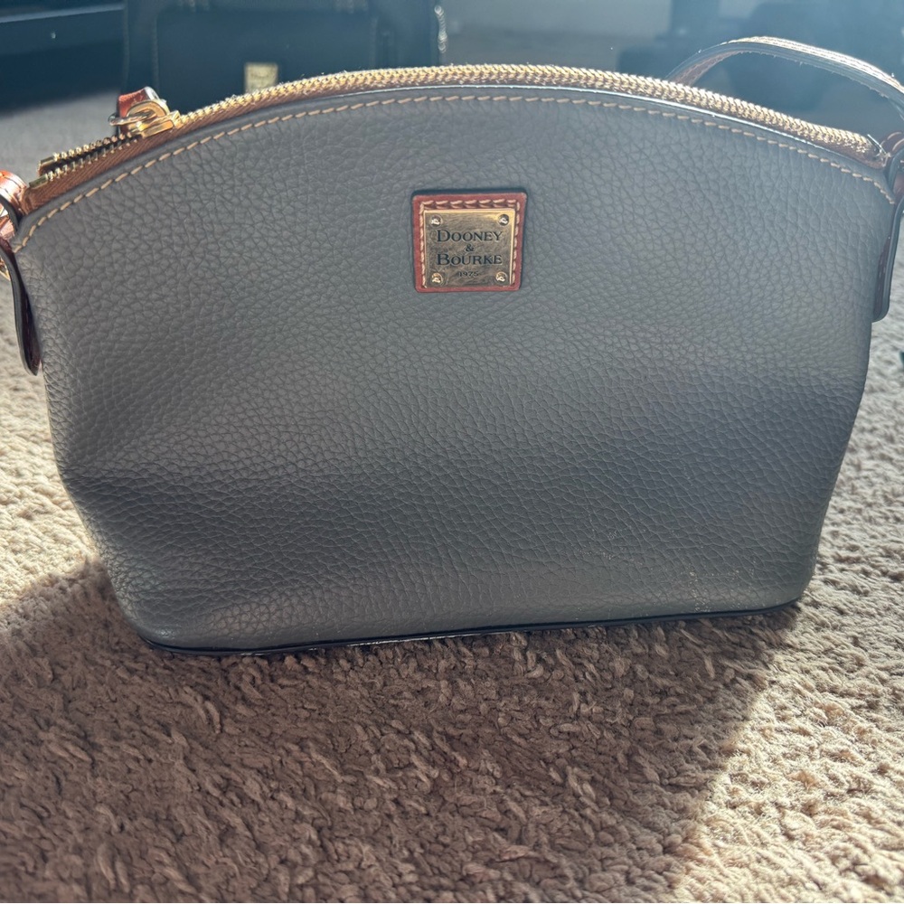 Dooney & Bourke Gray Crossbody Bag